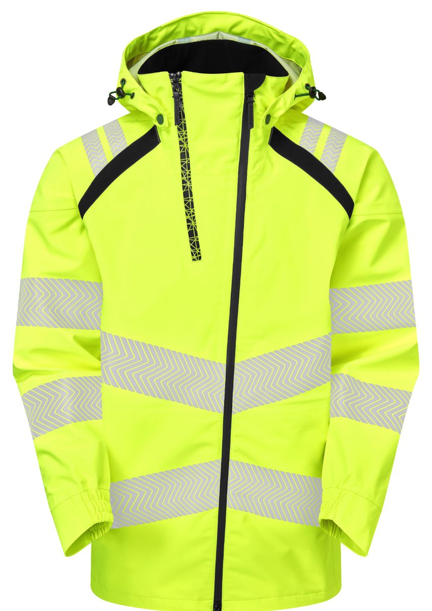 PULSAR LFE909 Yellow Men's Hi Vis Jacket, 5XL