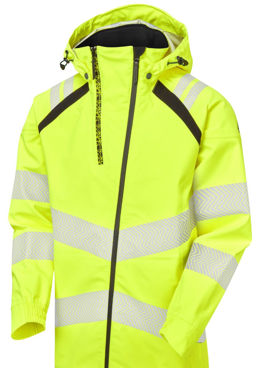 lfe909-l PULSAR LFE909 Yellow Men's Hi Vis Jacket, L