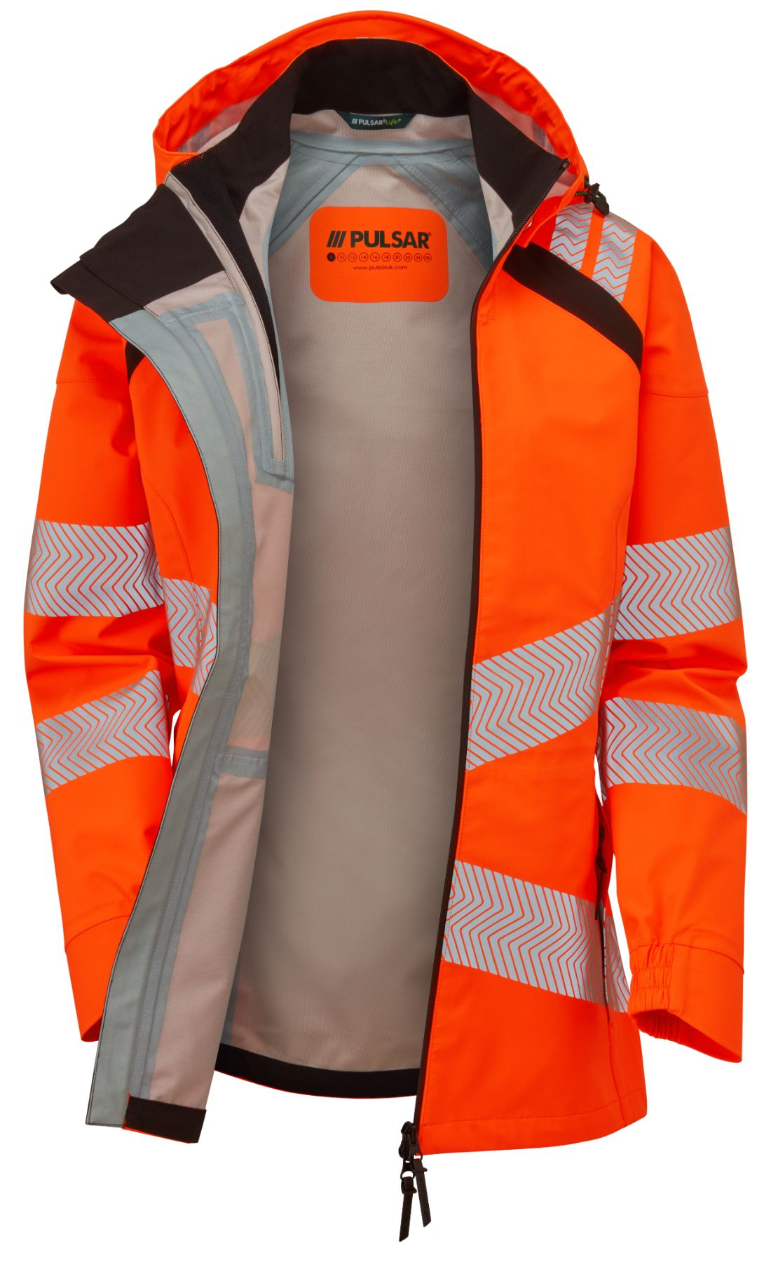 lfe910-5xl PULSAR LFE910 Orange Men's Hi Vis Jacket, 5XL