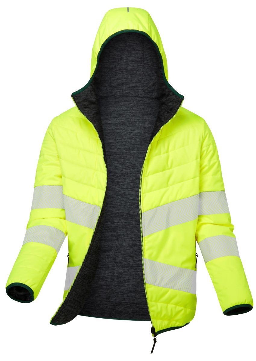 lfe912-s PULSAR LFE912 Yellow Men's Hi Vis Jacket, S
