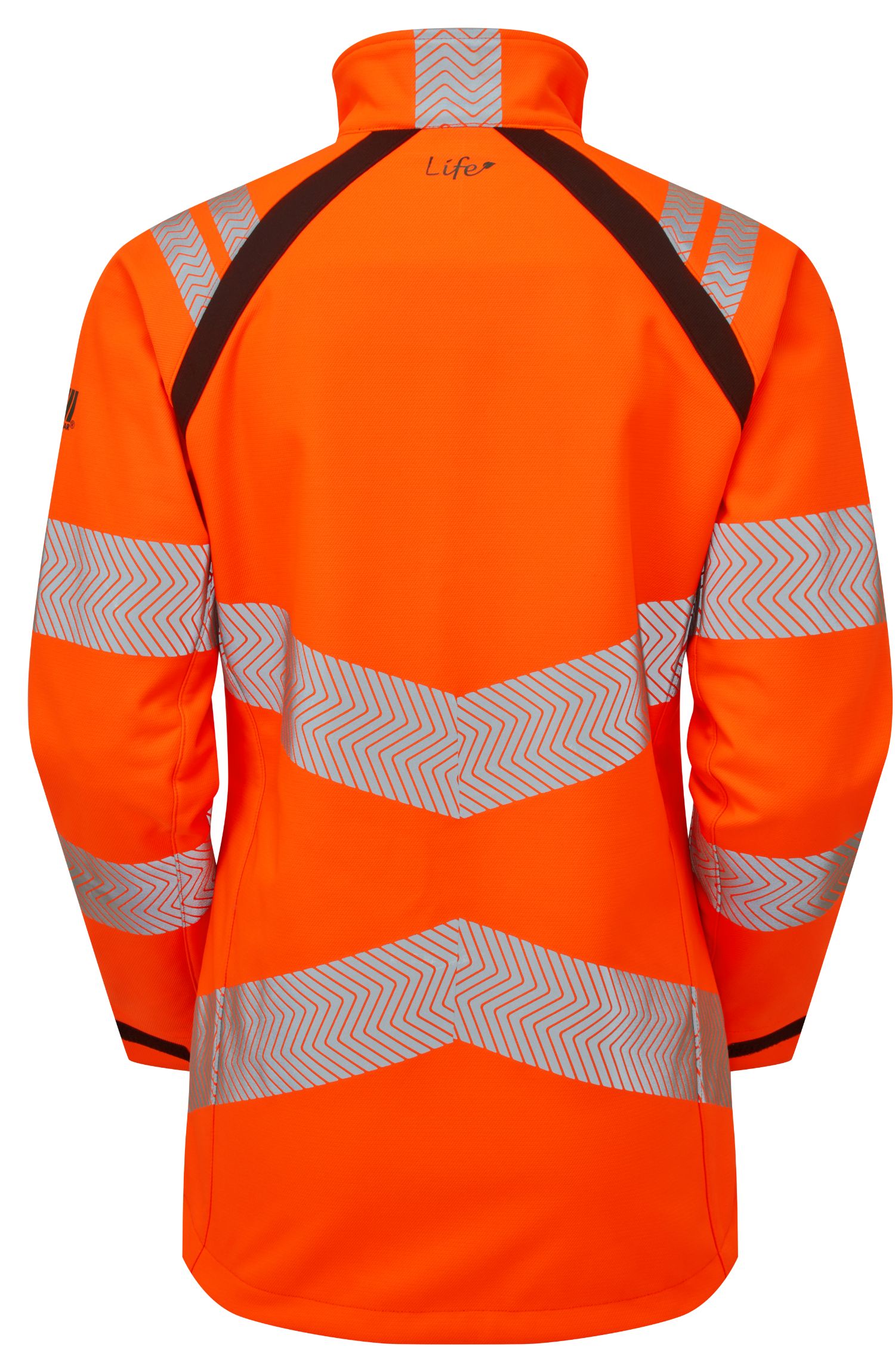 lfe916-l PULSAR LFE916 Orange Men's Hi Vis Softshell Jacket, L