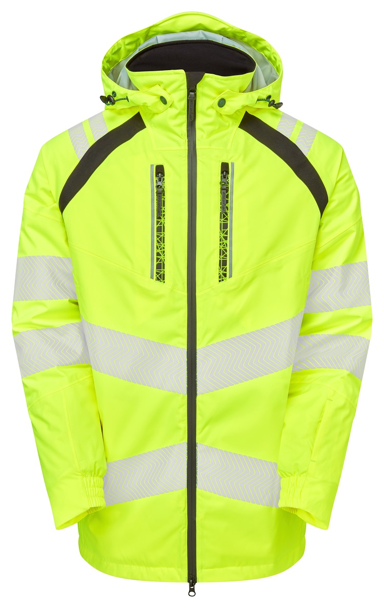 PULSAR LFE918 Yellow Men's Hi Vis Parka, L