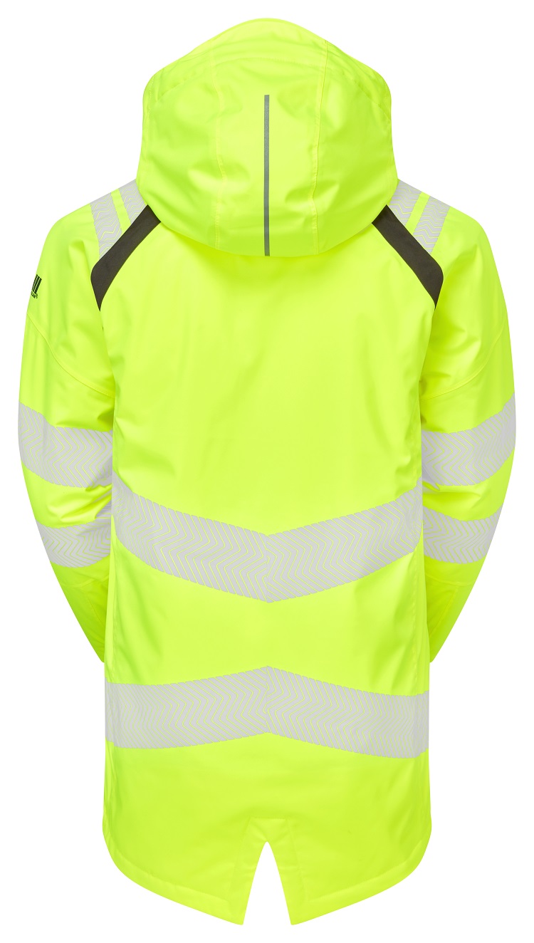 lfe918-m PULSAR LFE918 Yellow Men's Hi Vis Parka, M