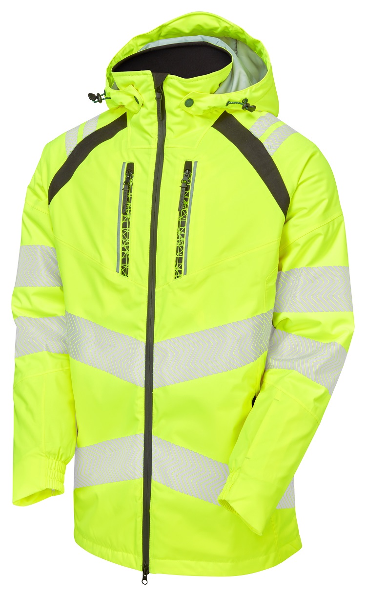 lfe918-m PULSAR LFE918 Yellow Men's Hi Vis Parka, M