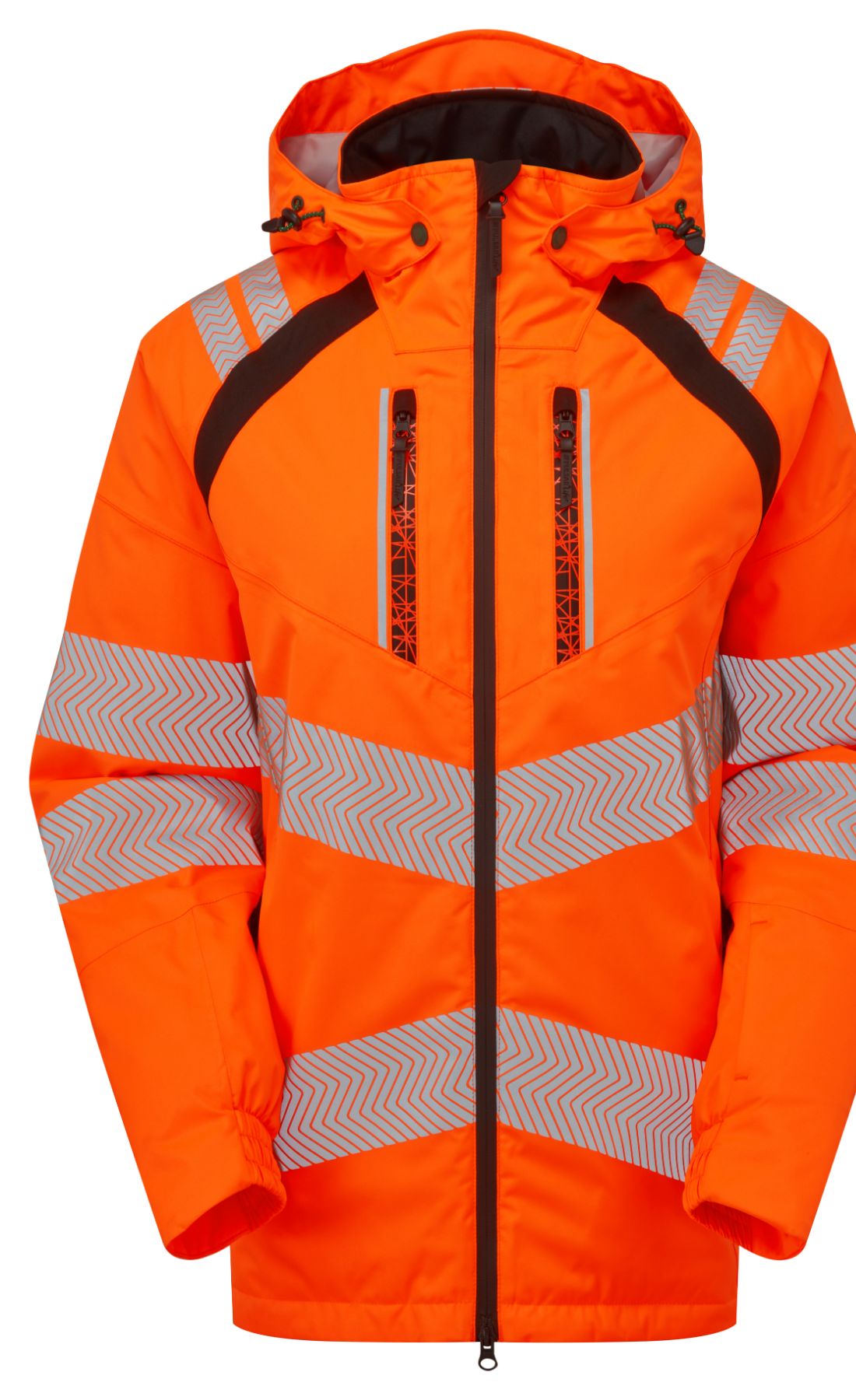PULSAR LFE919 Orange Men's Hi Vis Parka, L