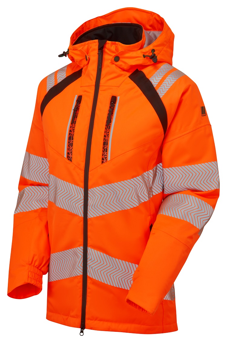 lfe919-s PULSAR LFE919 Orange Men's Hi Vis Parka, S