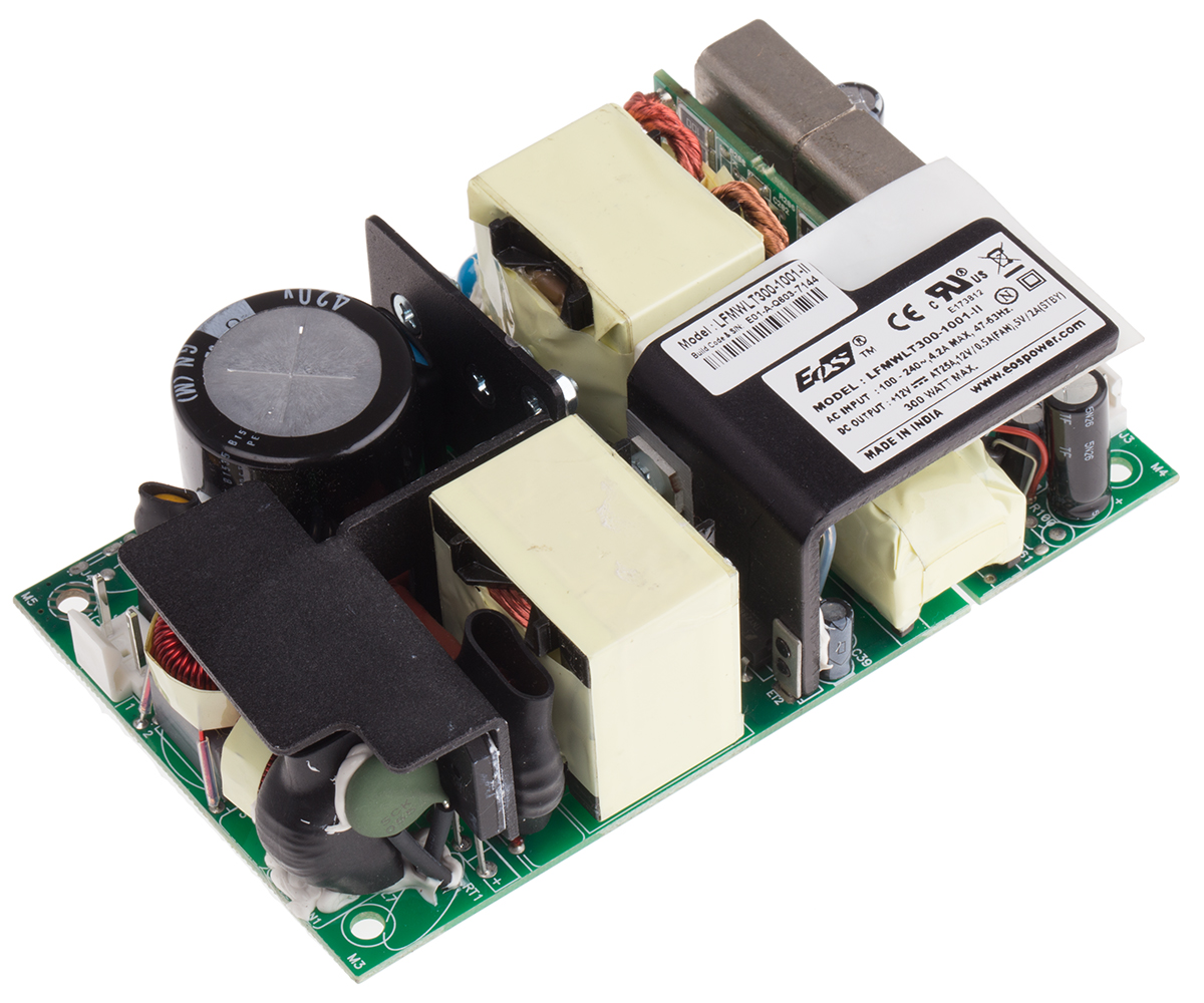 EOS Switching Power Supply, LFMWLT300-1001-II 12V, 15A, 300 W, Input 90V ac to  390V