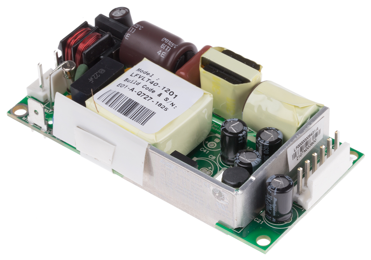 EOS Switching Power Supply, LFVLT40-1201 12V dc, 3.5A, 40 W, Input 90V ac to  264V ac