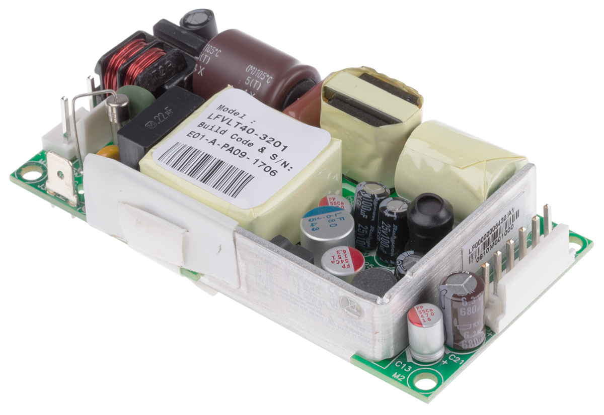 EOS Switching Power Supply, LFVLT40-3201 3 Output 23.8V, 40 W, Input 90V ac to  264V ac