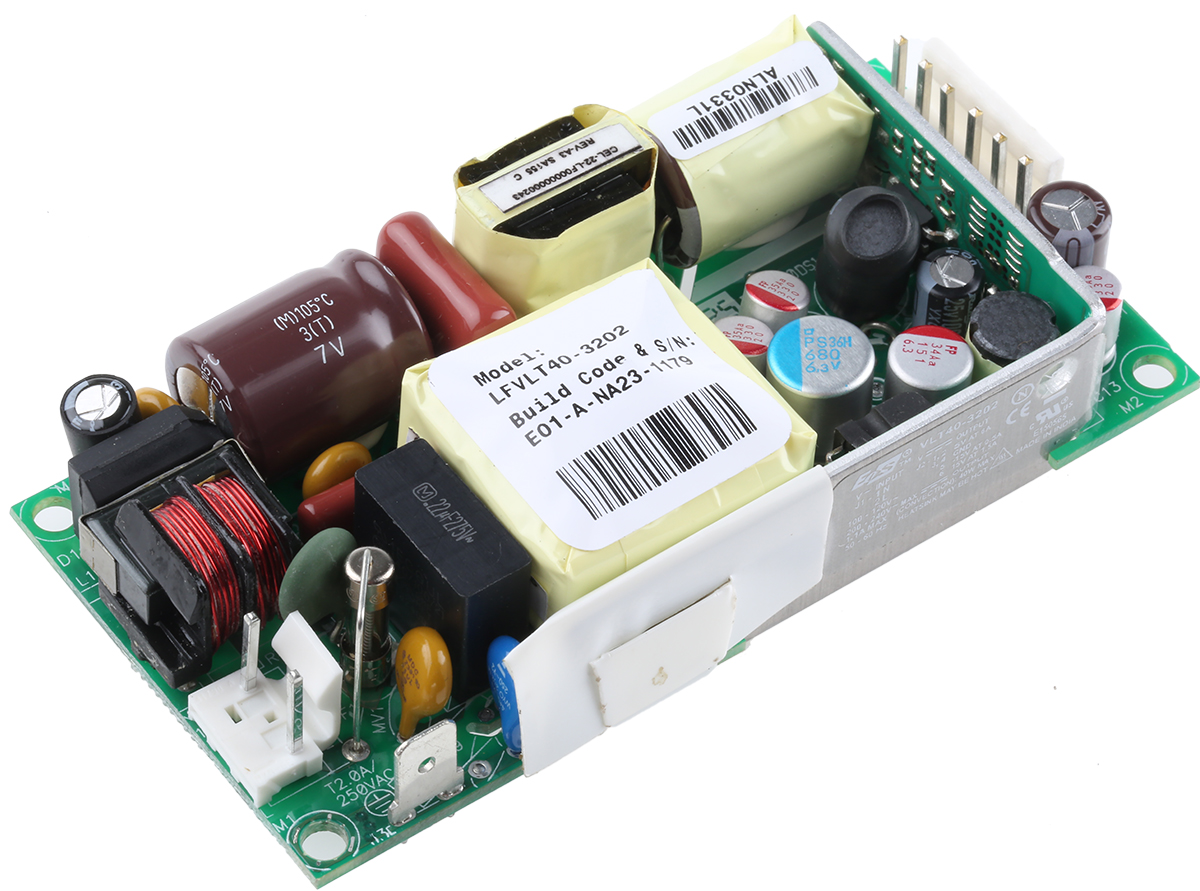 EOS Switching Power Supply, LFVLT40-3202 3 Output 14.6V, 6A, 40 W, Input 90V ac to  264V ac