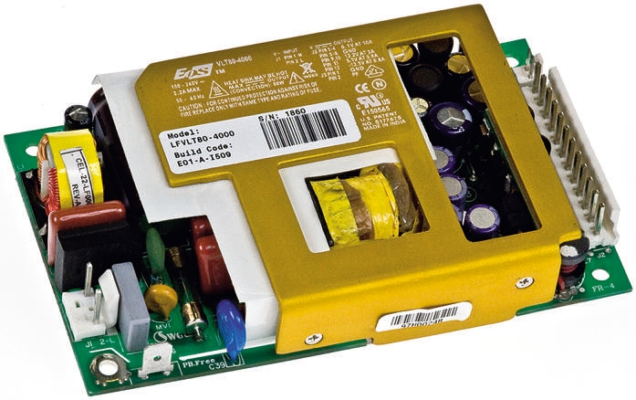 EOS Switching Power Supply, LFVLT80-1002 15V, 5.5A, 80 W, Input 90V ac to  264V ac