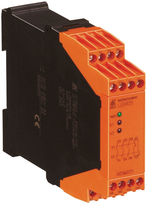 Dold LG 5929 Series Output Module, 2 Inputs, 5 Outputs, 24V ac/dc, 5 NO/NC