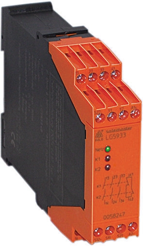 Dold LG5933, 24V ac/dc Safety Relay, 3 Safety Contacts, 1