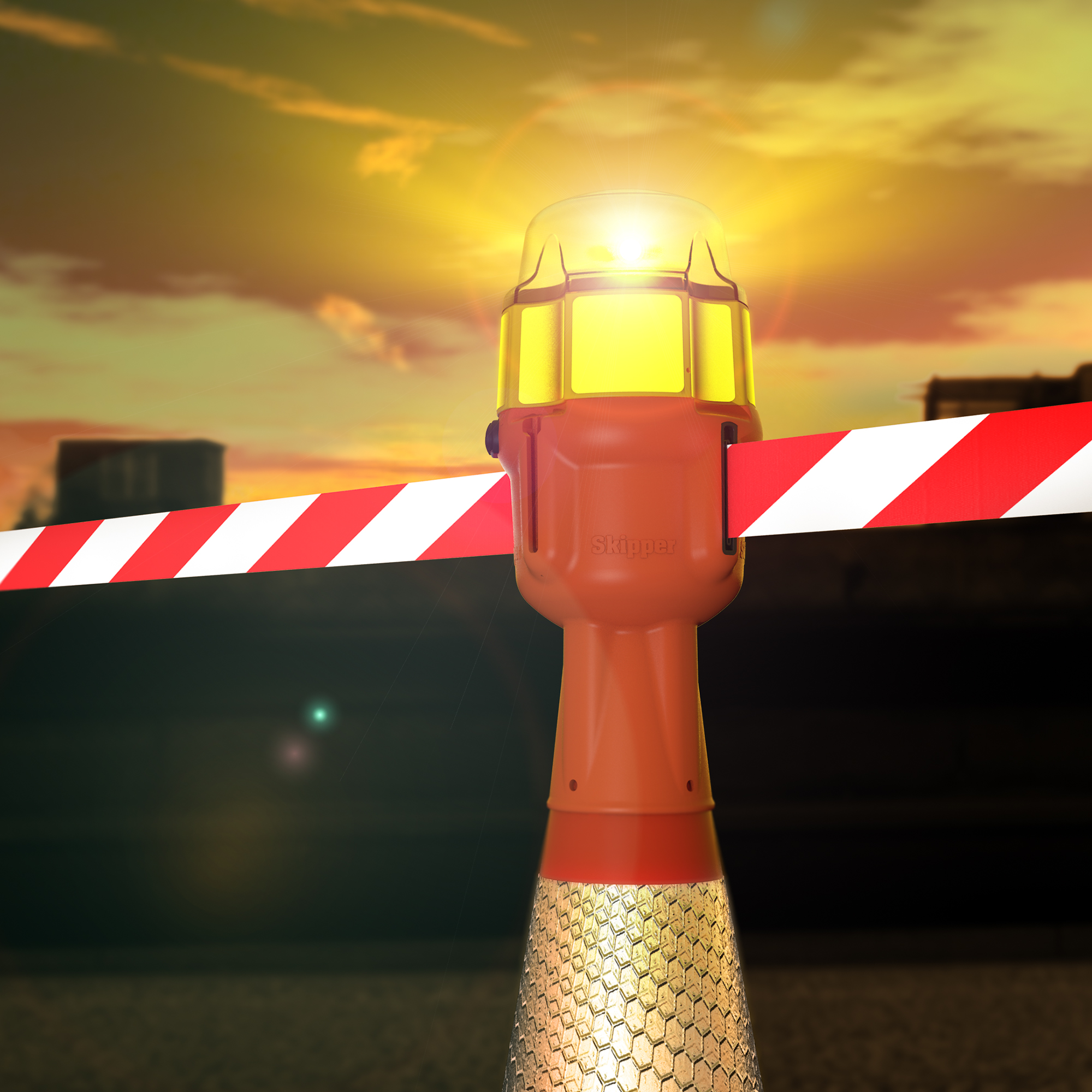 light01 Skipper Amber Safety Light