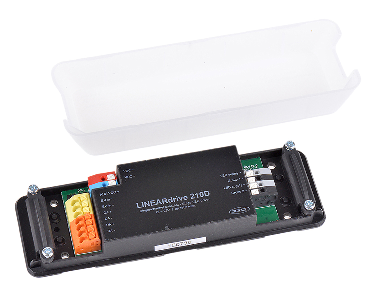 lin210d1 eldoLED LED Driver, 12V, 24 V Output, 200 W Output, 8A DALI