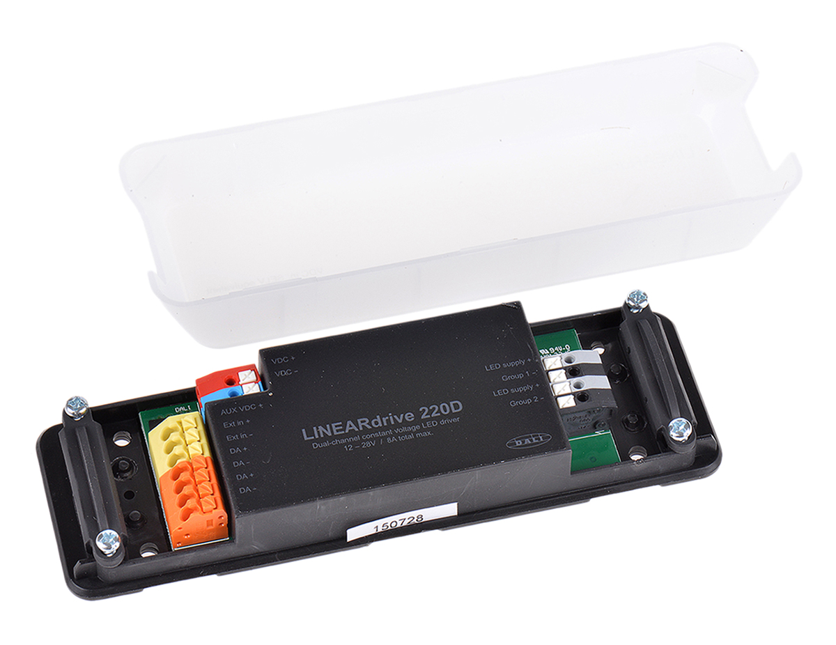 lin220d1 eldoLED LED Driver, 12V, 24 V Output, 200 W Output, 8A DALI