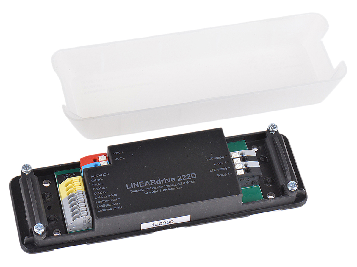 lin222d1 eldoLED LED Driver, 12V, 24 V Output, 200 W Output, 8A DMX