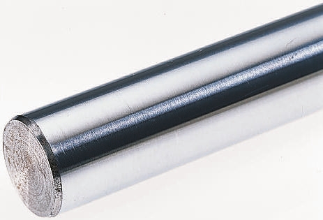 Ewellix Makers in Motion 1 m Long Steel Closed Bush Shaft, 20 mm Shaft Diam., Hardness 64 HRC, h6 Tolerance