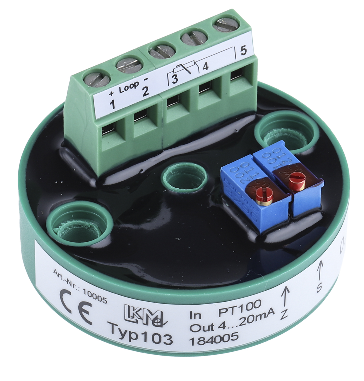 LKMelectronic LKM 103 Temperature Transmitter PT100 Input 35V, 85 °C, -40 °C