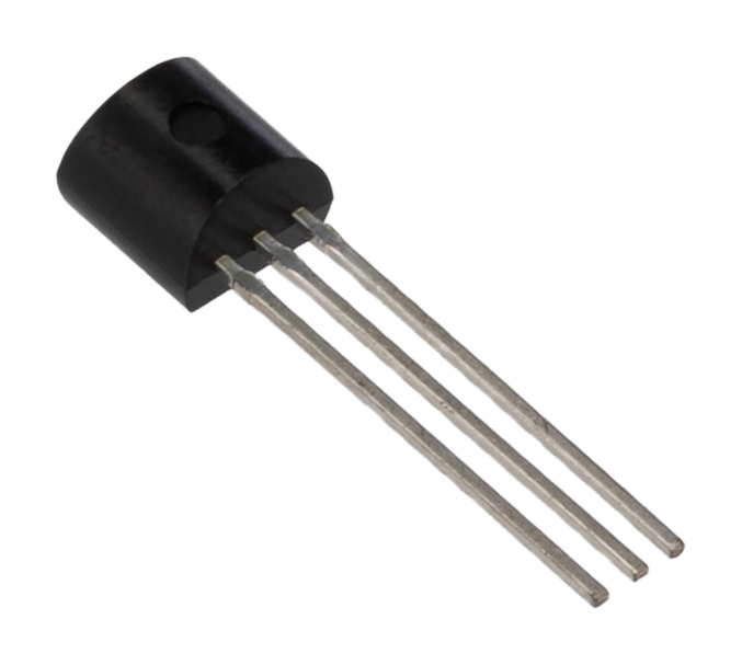 Texas Instruments LM19 Series, Voltage Output Temperature Sensor, Through Hole Mount, Analogue, ±3.8°C, 3-Pin TO-92