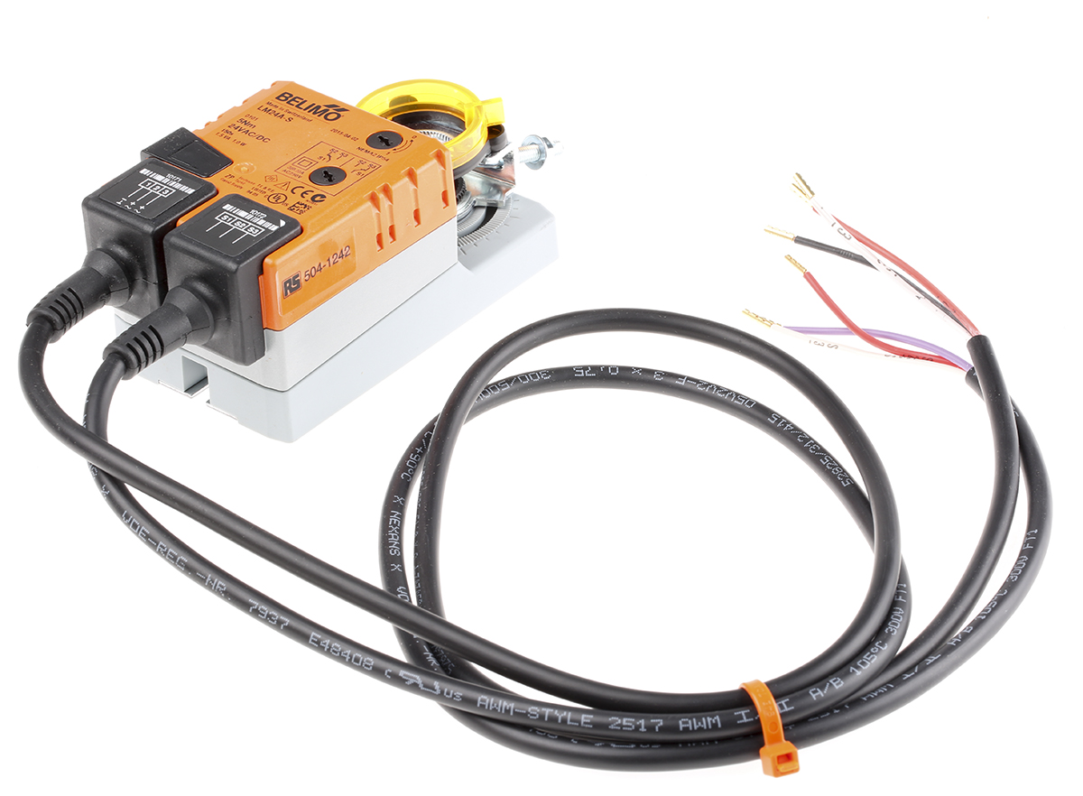 Belimo Open/Close Damper Actuator, 5 Nm, 24V ac/dc
