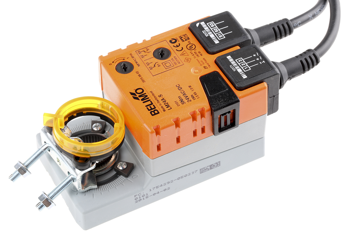 lm24a-s Belimo Open/Close Damper Actuator, 5 Nm, 24V ac/dc