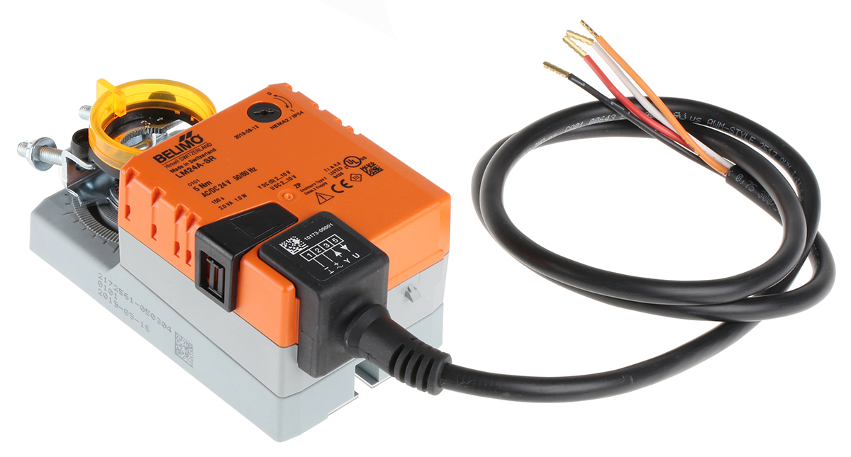 lm24a-sr Belimo Modulating Damper Actuator, 5 Nm, 24V ac/dc