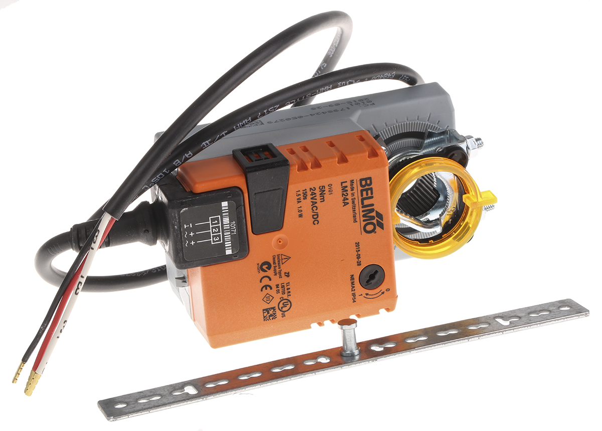 Belimo Open/Close Damper Actuator, 5 Nm, 24V ac/dc