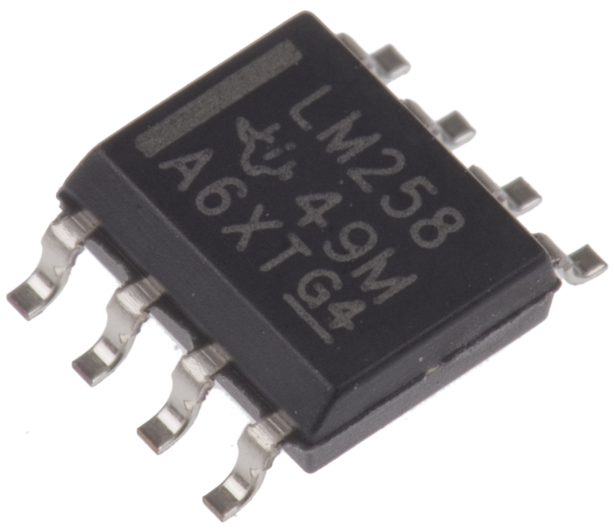 LM258D Texas Instruments, Operational Amplifier, 700 kHz, 8-Pin 30V SOIC