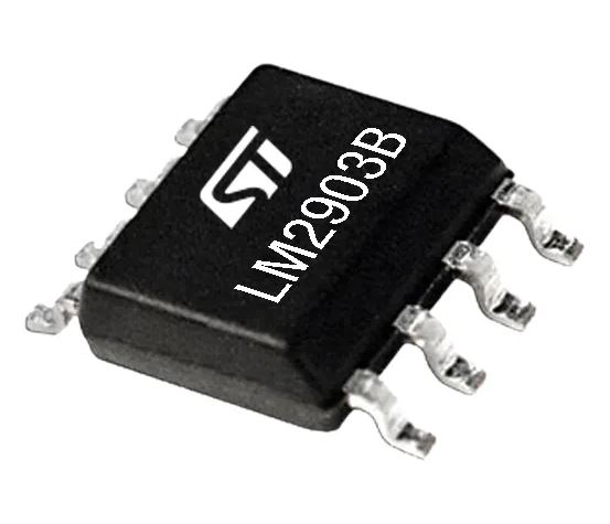 LM2903BYDT STMicroelectronics 2-Channel Comparator DTL, MOS, TTL, CMOS, ECL O/P, 500 ns 1.71 V 2 V 8-Pin SO-8