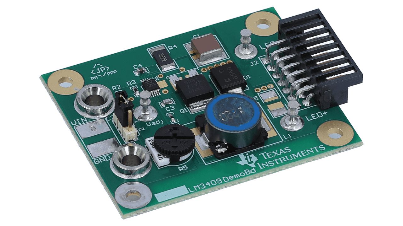 Texas Instruments LM3409EVAL/NOPB LED Lighting Development Kit LED Driver Demonstration Board for LM3409 for LM3409