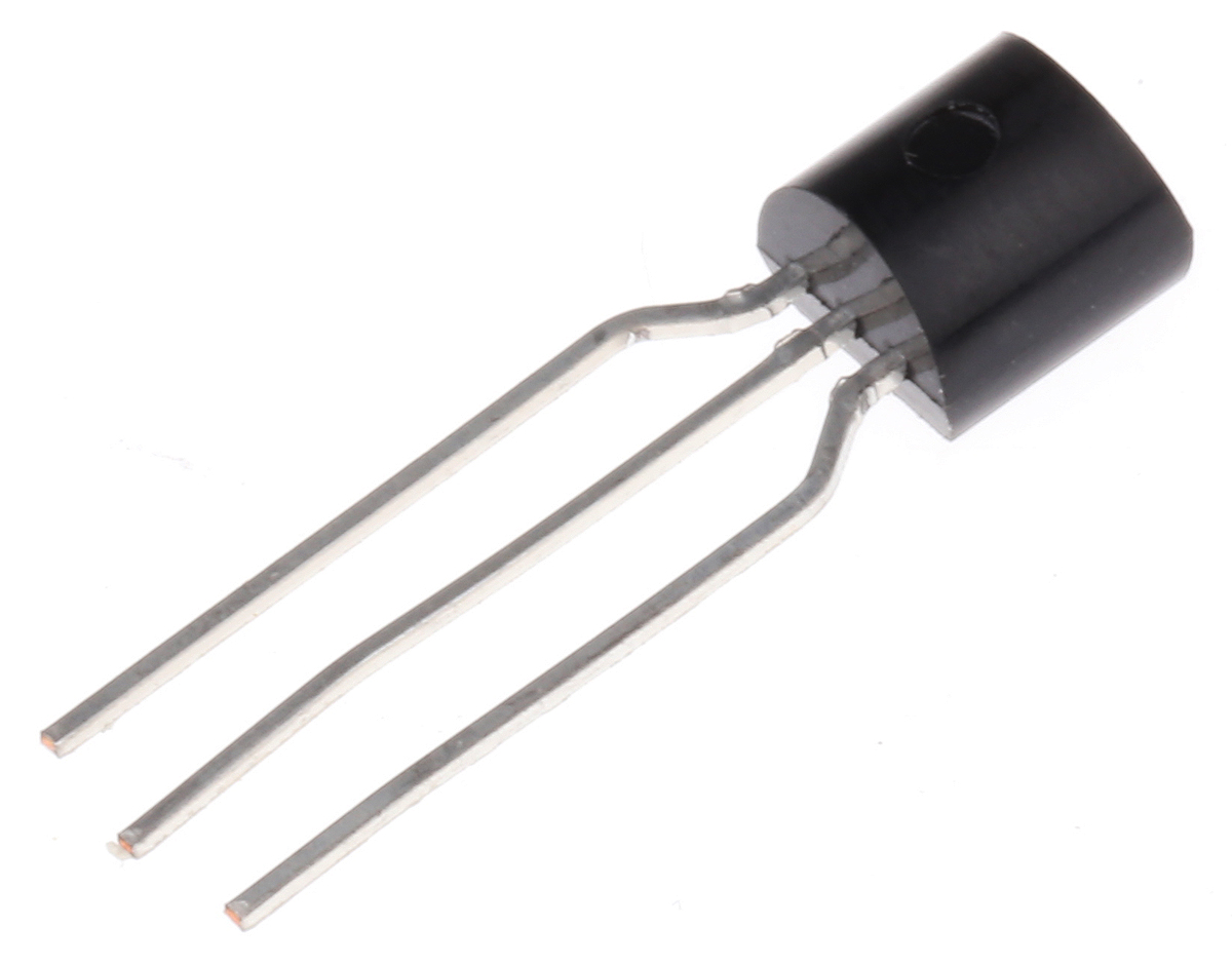 Texas Instruments LM35 Series, Voltage Output Temperature Sensor, Through Hole Mount, Analogue, ±2°C, 3-Pin TO-92