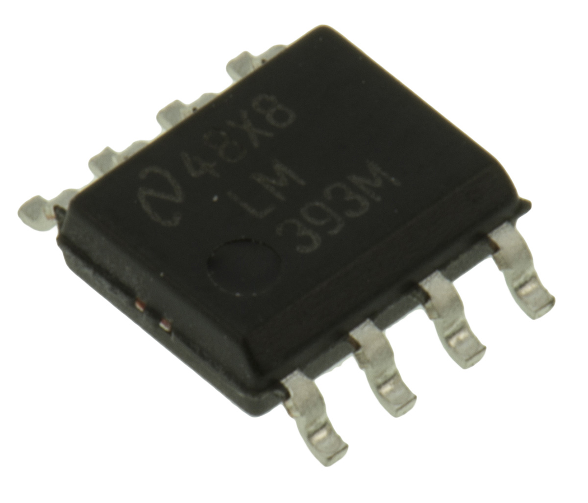 LM393M/NOPB Texas Instruments 2-Channel Comparator Open Collector O/P, 1.3 μs 36 V 3 V 8-Pin SOIC
