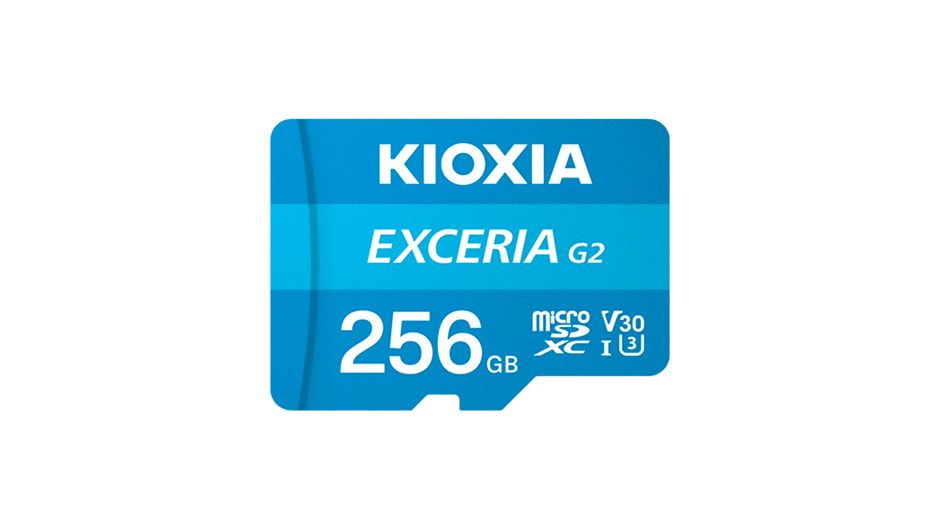 KIOXIA 256 GB MicroSDXC microSD, U3