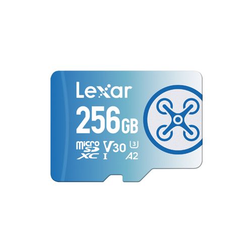 Lexar 256 GB MicroSDXC microSD, U3, A2, Class 10, UHS-I