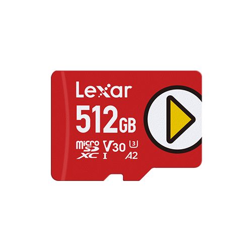 Lexar 512 GB MicroSDXC microSD, A2, Class 10, UHS-I