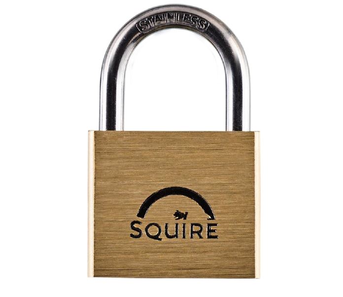 Squire Key Brass Padlock Weatherproof, 6.5 mm Shackle