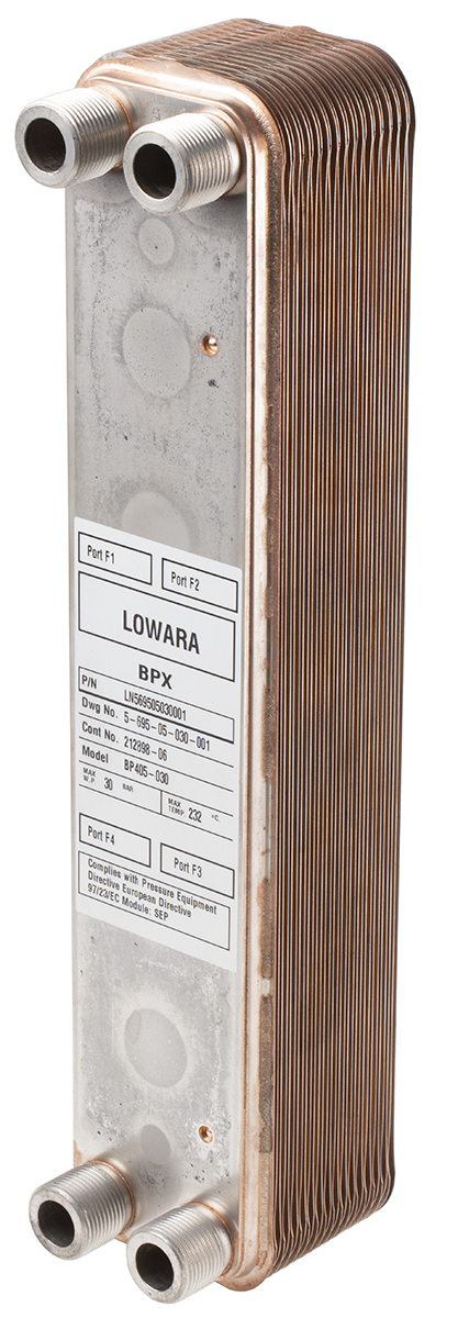 Xylem Liquid Heat Exchanger 397.5 mm, 80.7mm, 24.1 mm