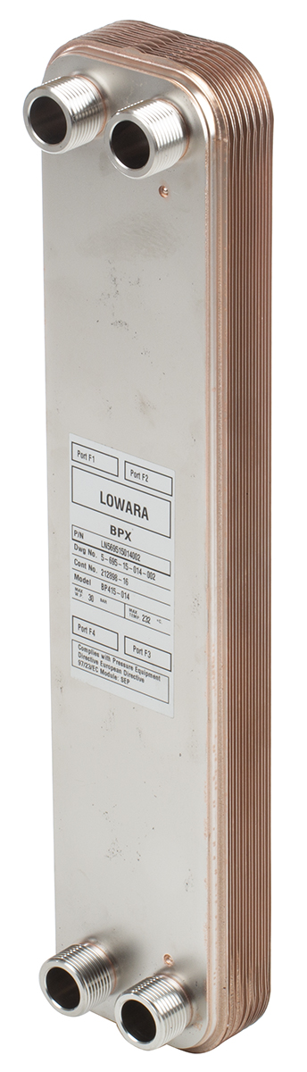 Xylem Liquid Heat Exchanger 525.4 mm, 112mm, 24.1 mm
