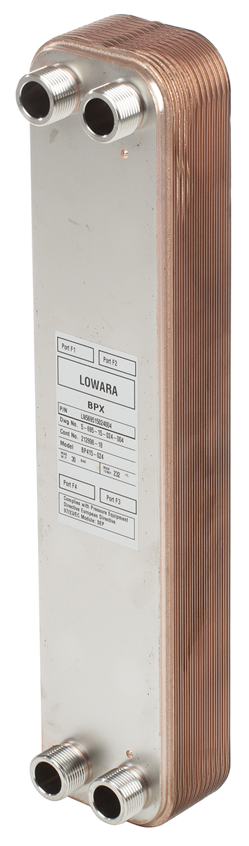 Xylem Liquid Heat Exchanger 525.4 mm, 112mm, 24.1 mm