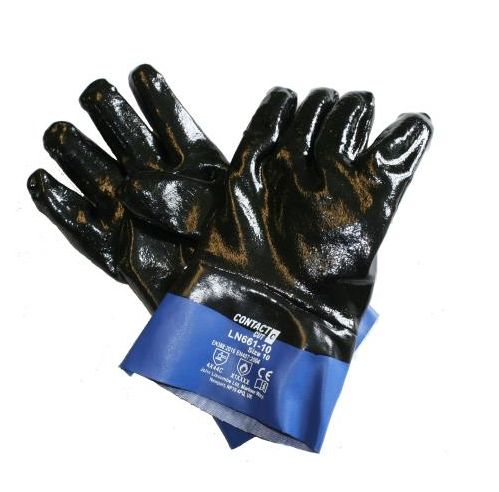 Liscombe Contact Cut C Blue Nitrile Cut Resistant Gloves, Size 10, Nitrile Coating
