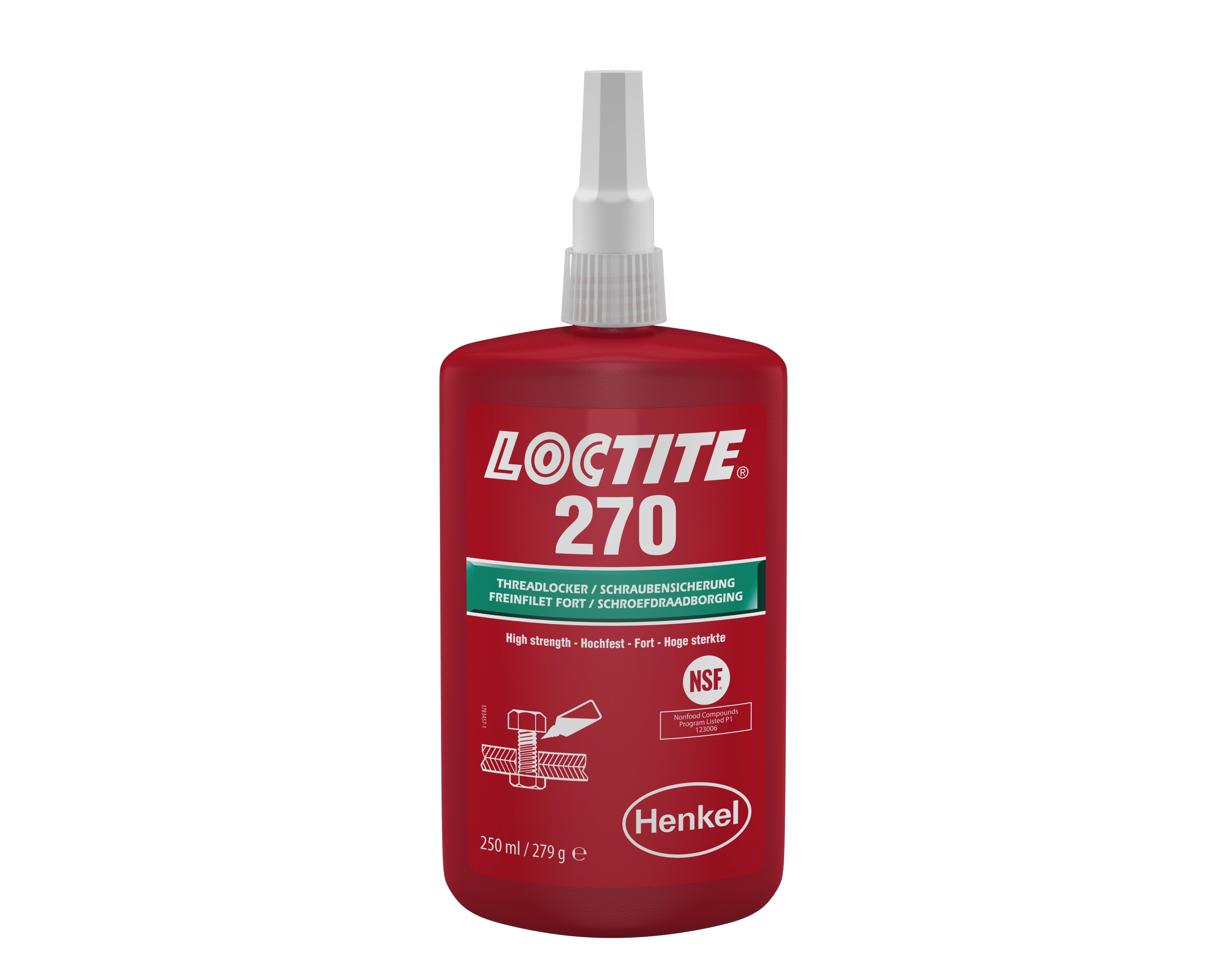 Loctite Loctite 270 Green Anaerobic, 250 ml