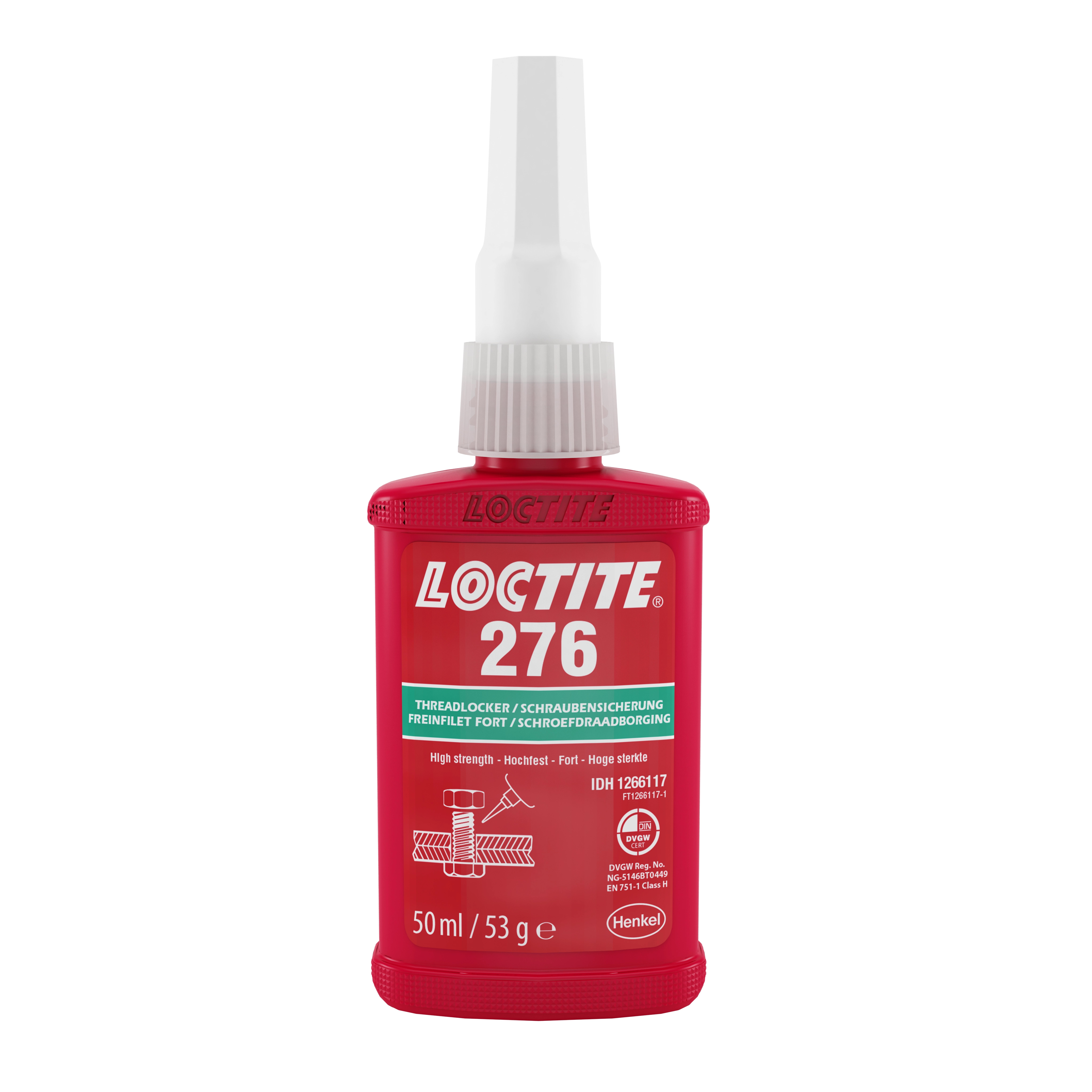 Loctite Loctite 276 Green Threadlocking Adhesive, 50 ml Bottle, 24 h Cure Time