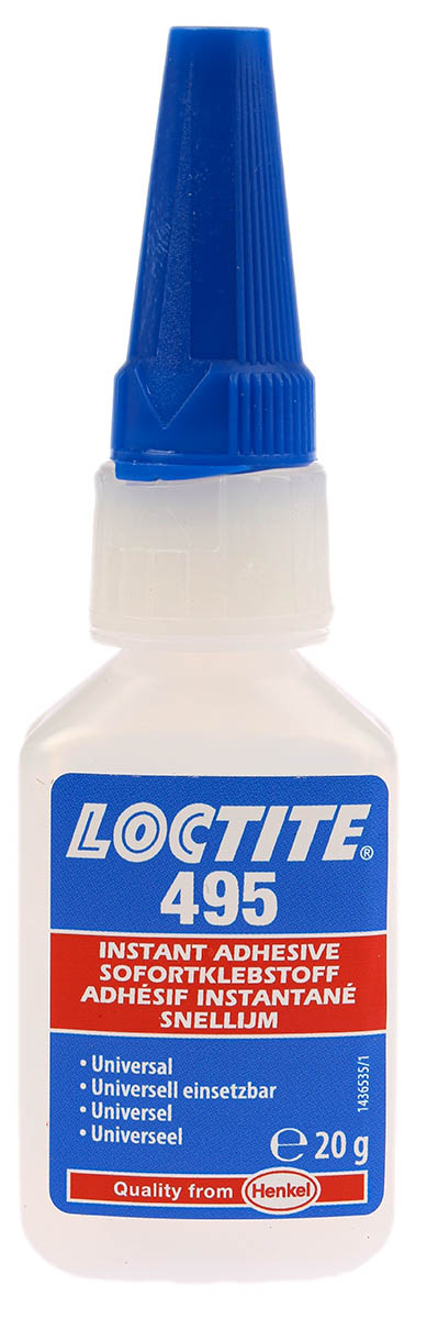 Loctite Loctite 495 Cyanoacrylate 20 g, Transparent