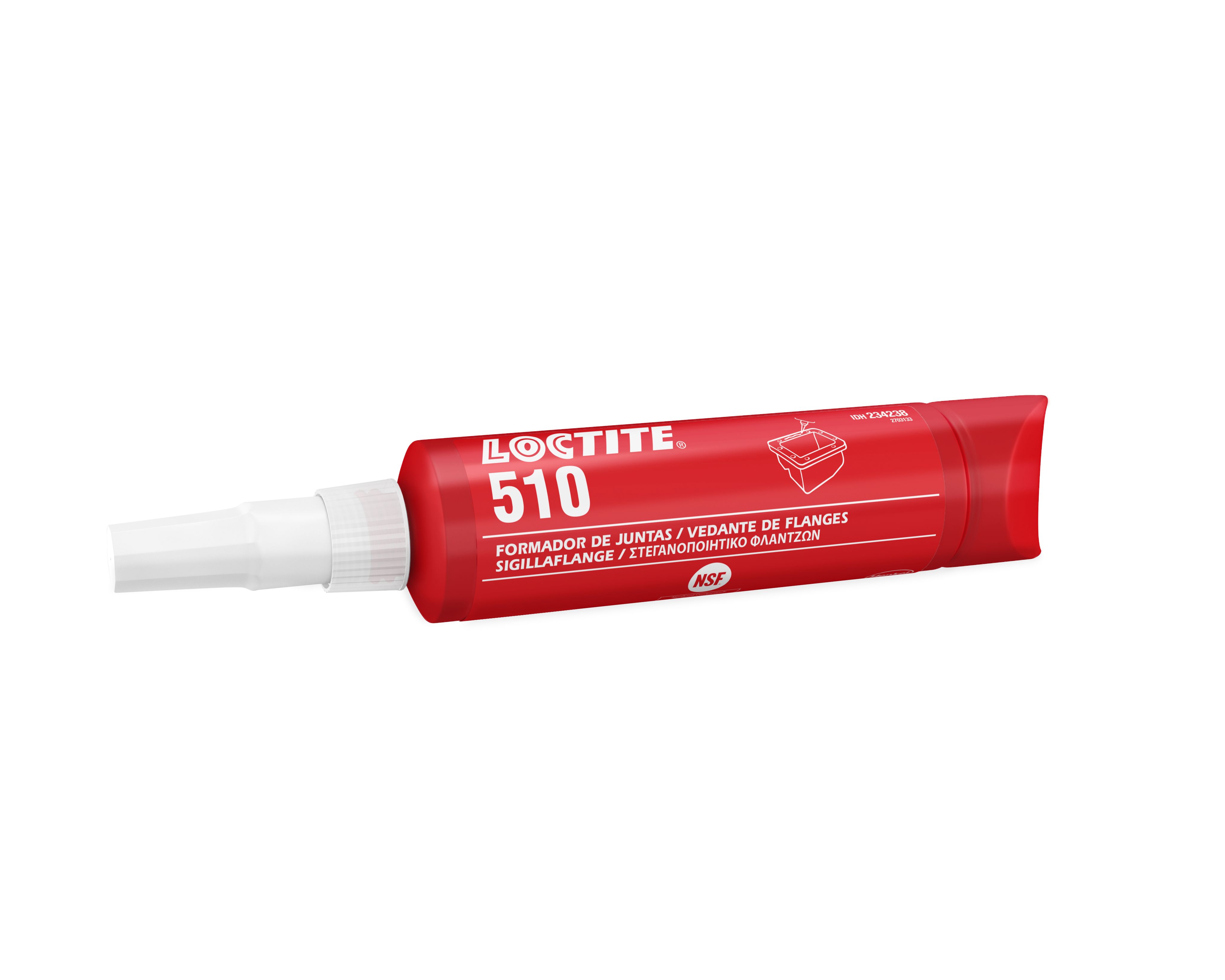Loctite Red 510 Medium Strength, Retaining Compound Dimethacrylate Ester Paste 250 ml, 200 °C, -10 °C