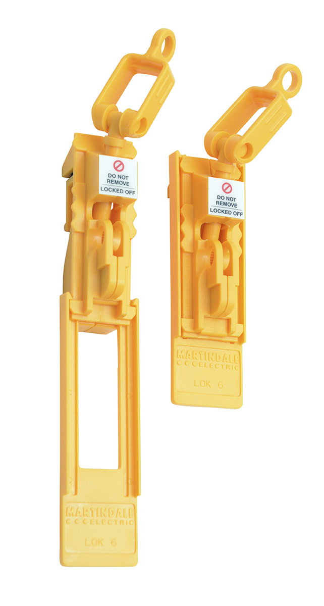 Martindale Bright Yellow 3-Lock Lockout ABS, Polycarbonate Lock