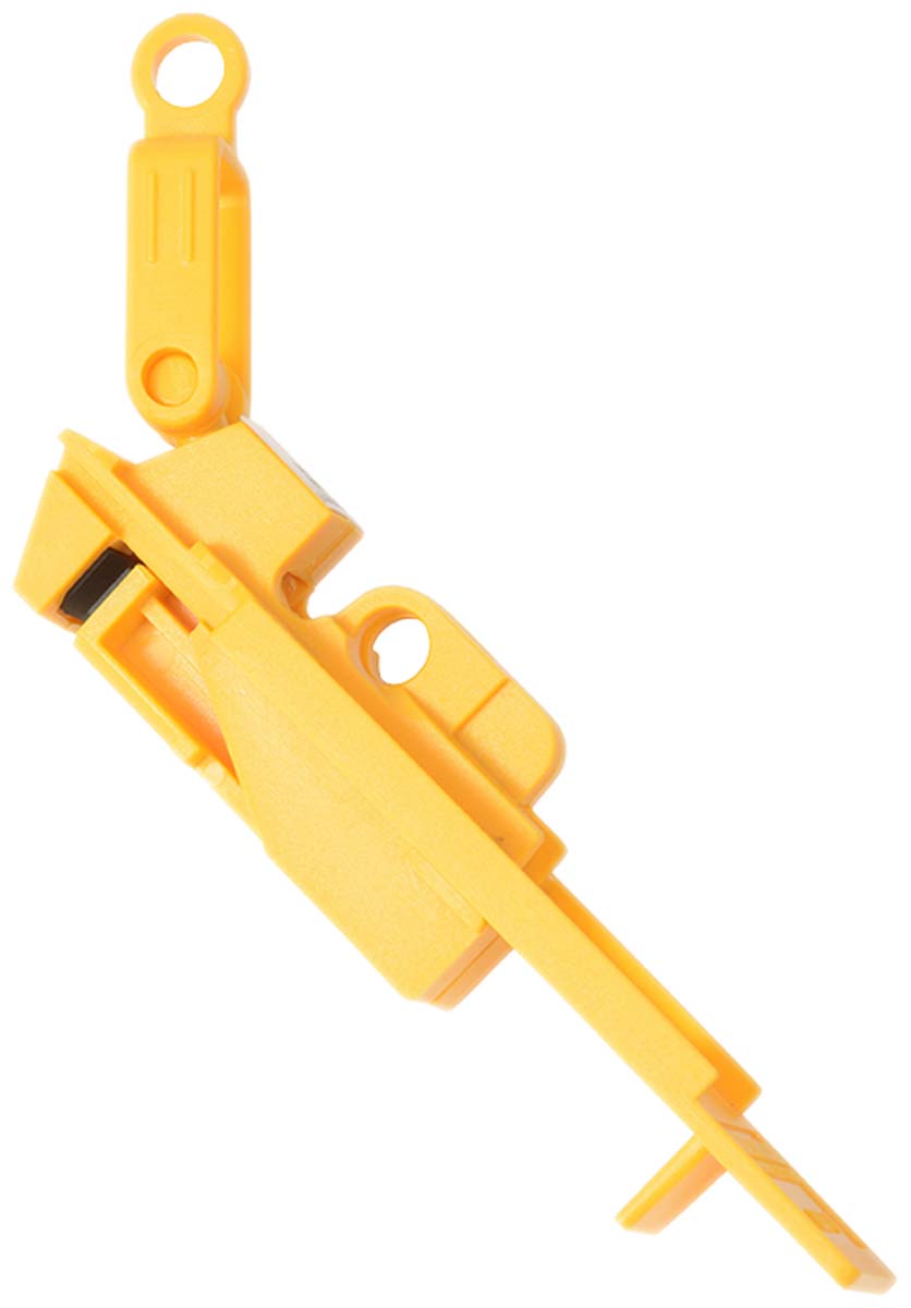 lok6 Martindale Bright Yellow 1-Lock Lock ABS, Polycarbonate Isolation Lock
