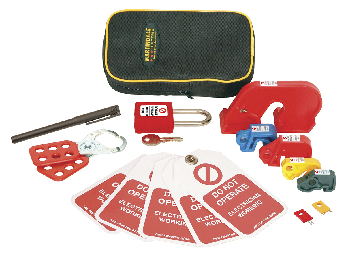 Martindale 6-Lock Lockout Tag Lockout Kit, 6 mm