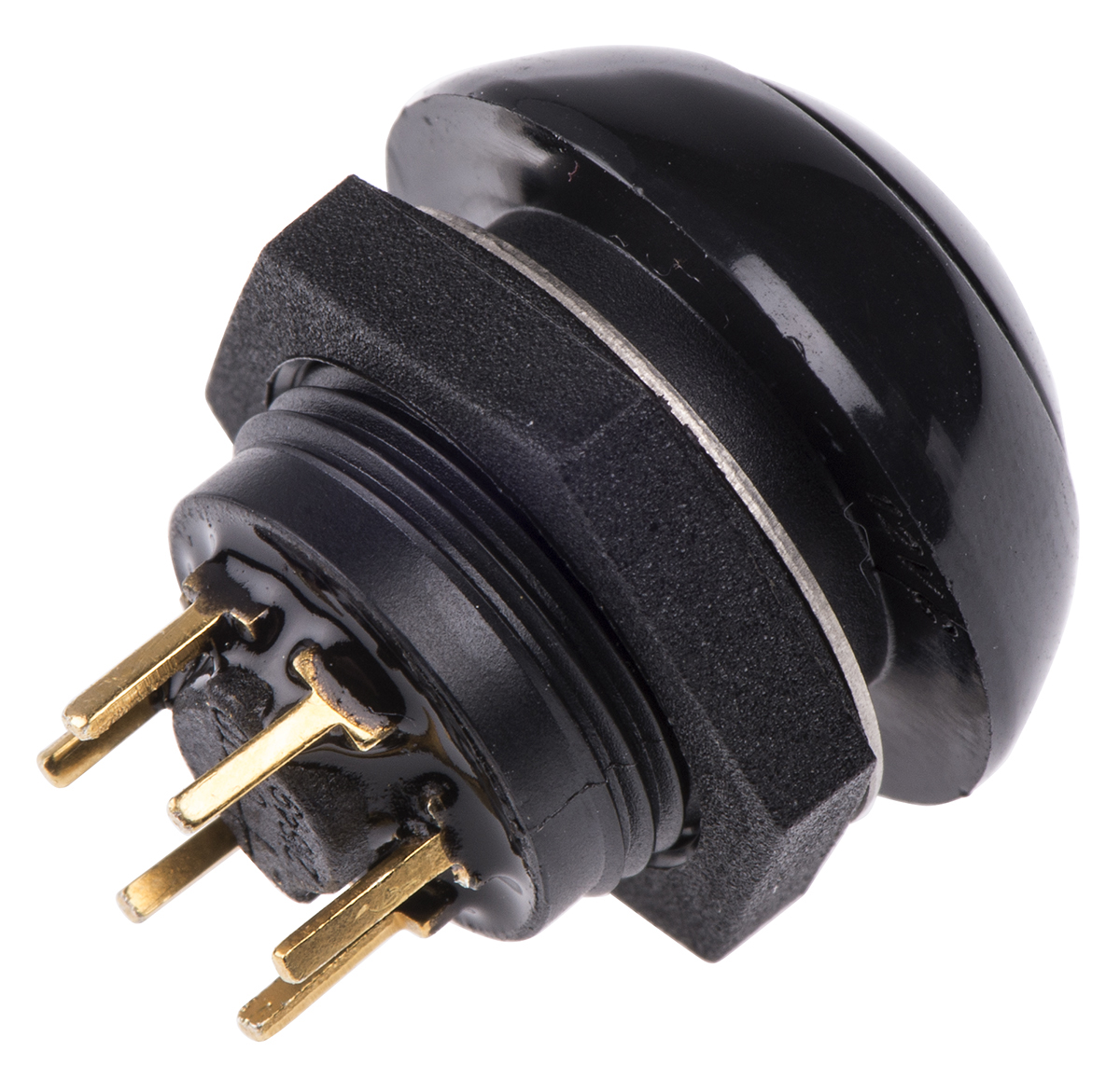 lp9-11231g22 Otto P9 Series Illuminated Push Button Switch, Momentary, Panel, SPDT, Green LED, IP68S, 28 V dc 115 V ac