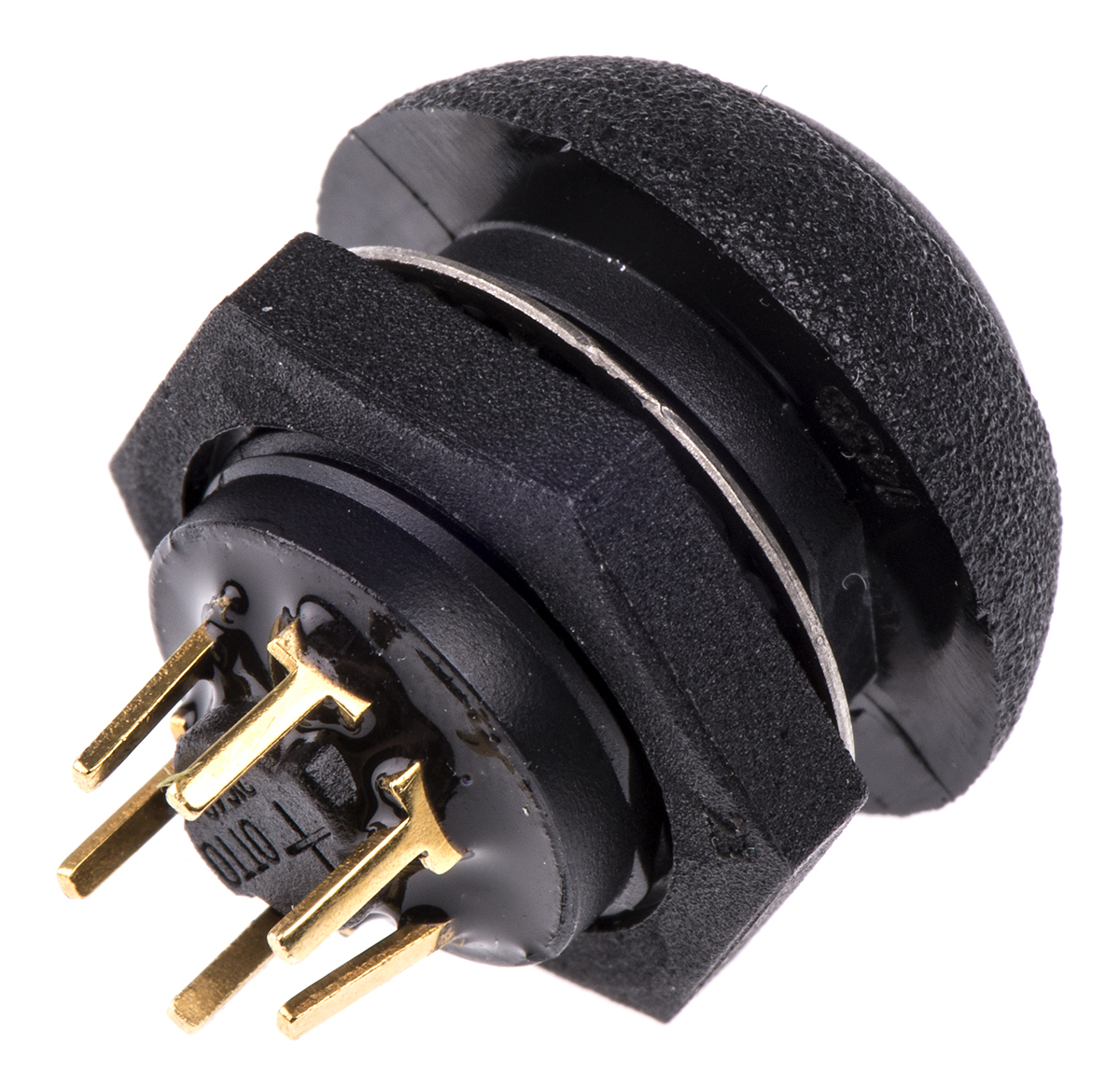 lp9-31231h22 Otto P9 Series Illuminated Push Button Switch, Momentary, Panel, SPDT, Amber LED, IP68S, 28 V dc 115 V ac